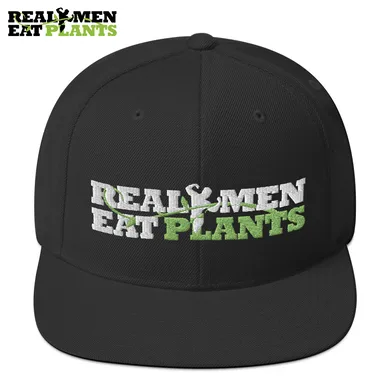 Real Men Eat Plants Black Hat