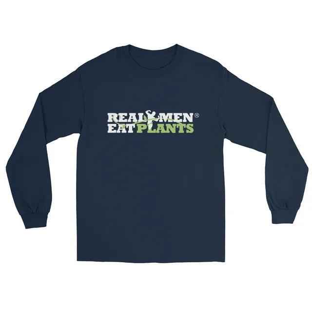 Men’s Real Men Eat Plants Long Sleeve Shirt