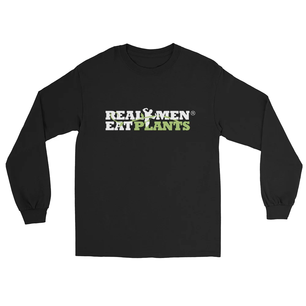 Men’s Real Men Eat Plants Long Sleeve Shirt