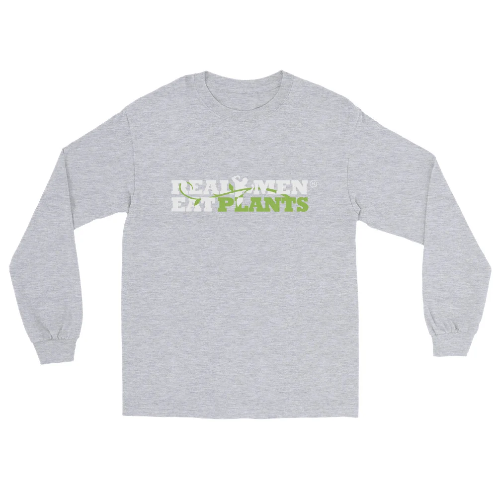 Men’s Real Men Eat Plants Long Sleeve Shirt