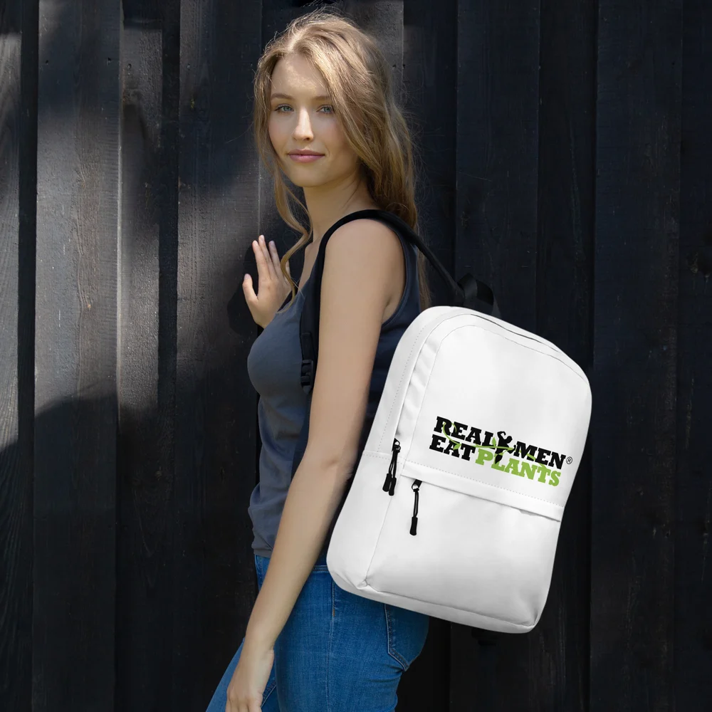 Real Men Eat Plants Backpack