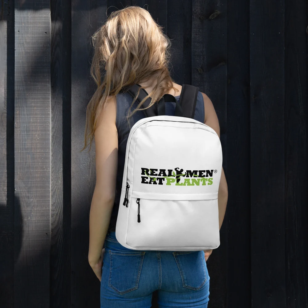 Real Men Eat Plants Backpack