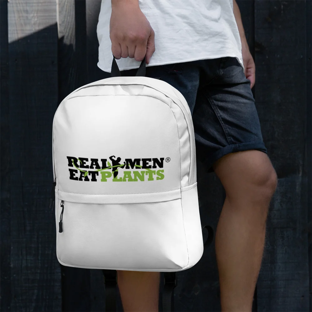 Real Men Eat Plants Backpack