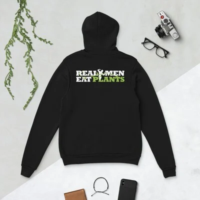 Real Men Eat Plants Unisex Hoodie