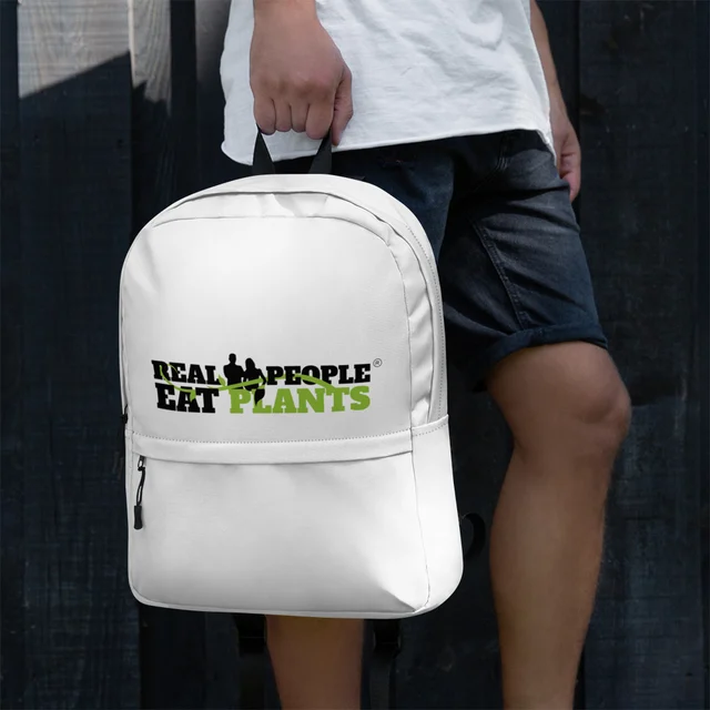 Real People Eat Plants Backpack