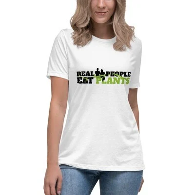 Real People Eat Plants Women's Relaxed T-Shirt