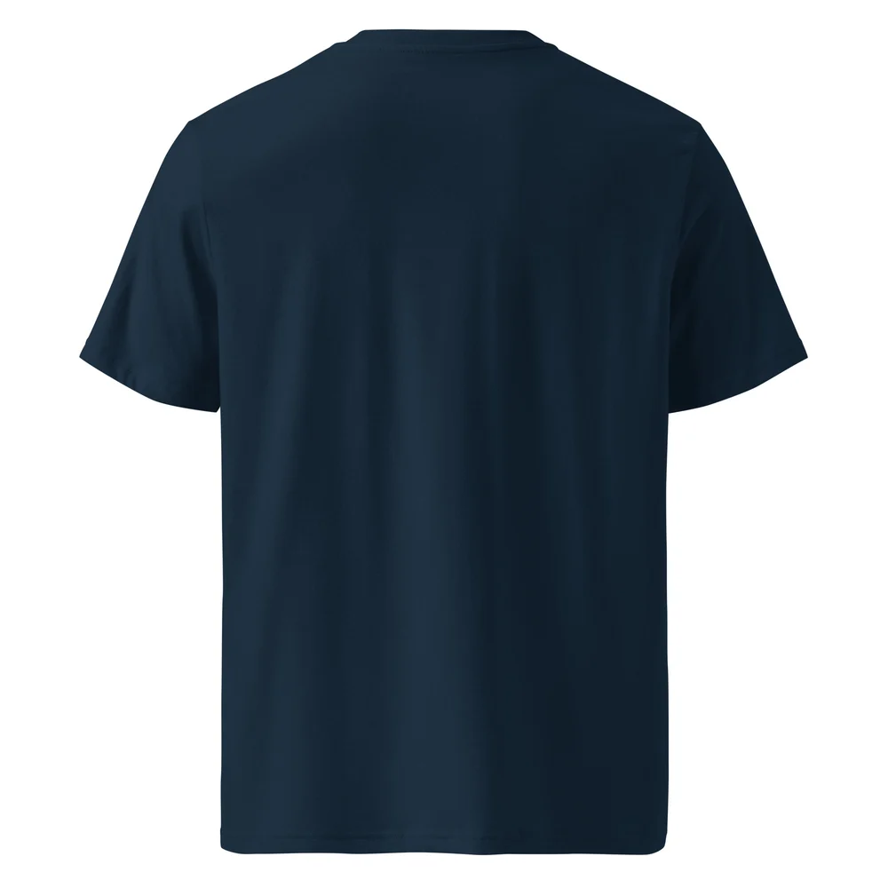 Unisex organic ribbed neck t-shirt