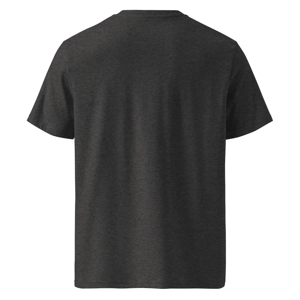 Unisex organic ribbed neck t-shirt