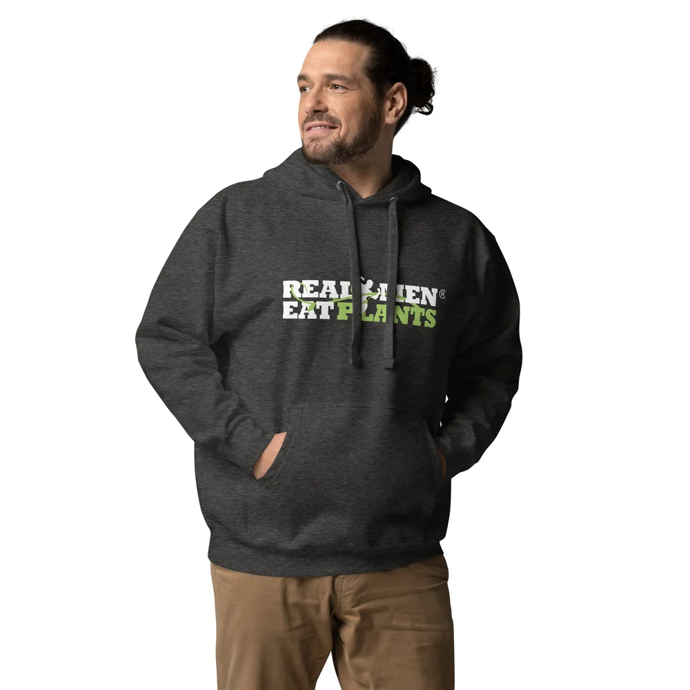 Unisex Real Men Eat Plants Hoodie