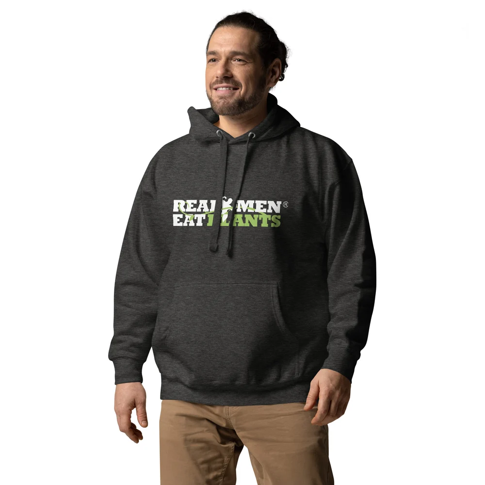 Unisex Real Men Eat Plants Hoodie
