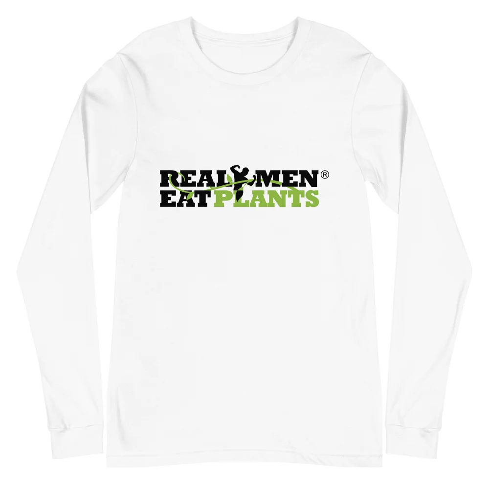 Unisex Real Men Eat Plants Long Sleeve Tee